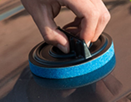 Blue foam pad